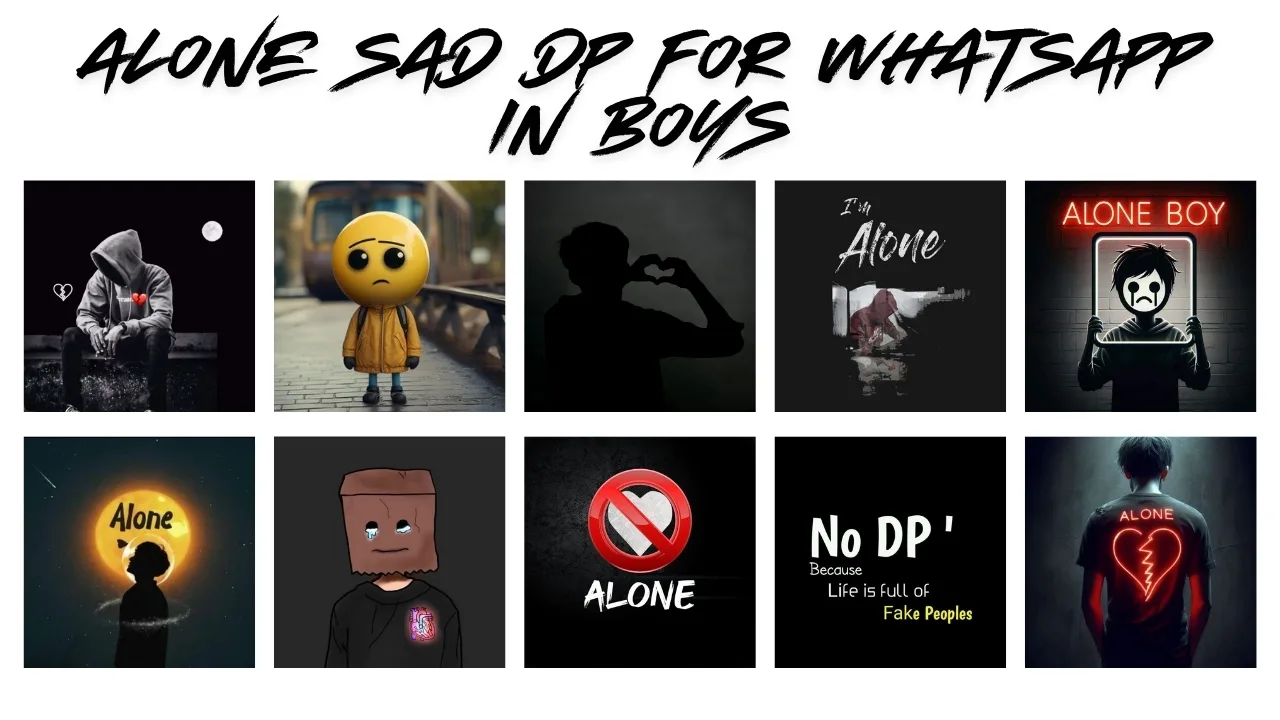 Alone Sad DP for WhatsApp in Boys