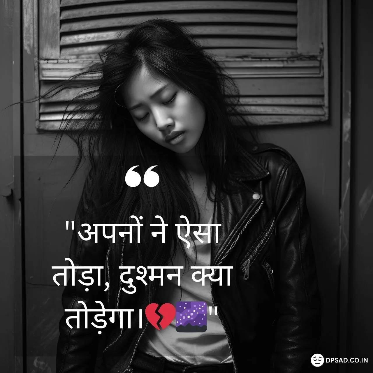Sad Alone Girl Dp with Quotes in Hindi Free sad dp Download (19)