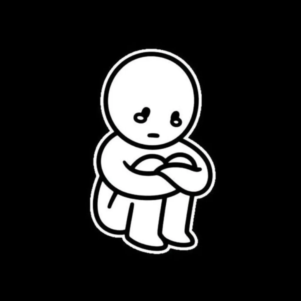 Alone Sad Sticker DP