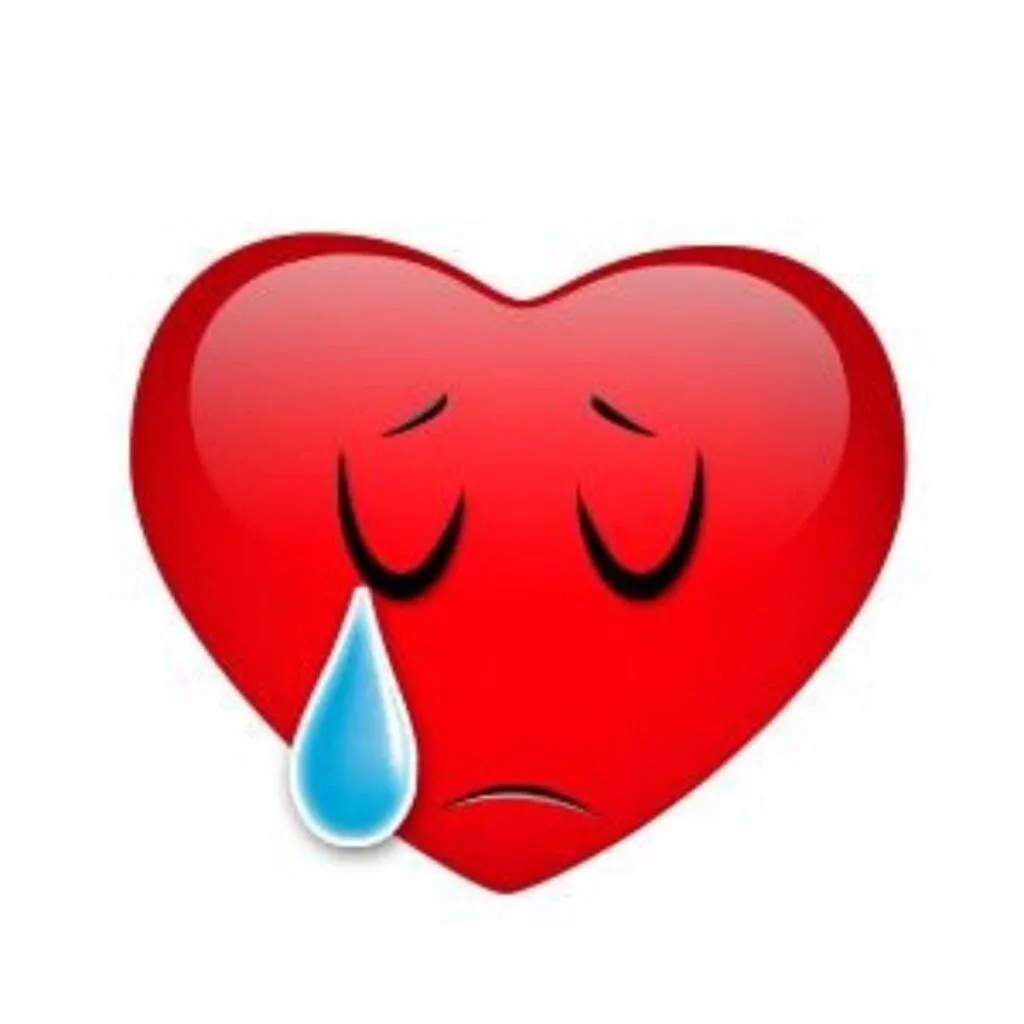Broken Heart Sad Sticker DP