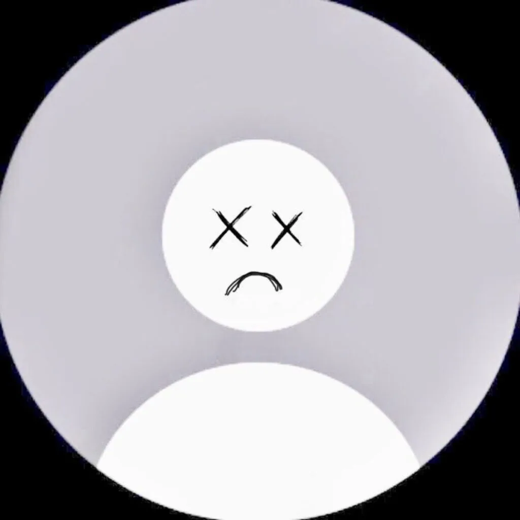 Emotional Touch Sad Sticker DP