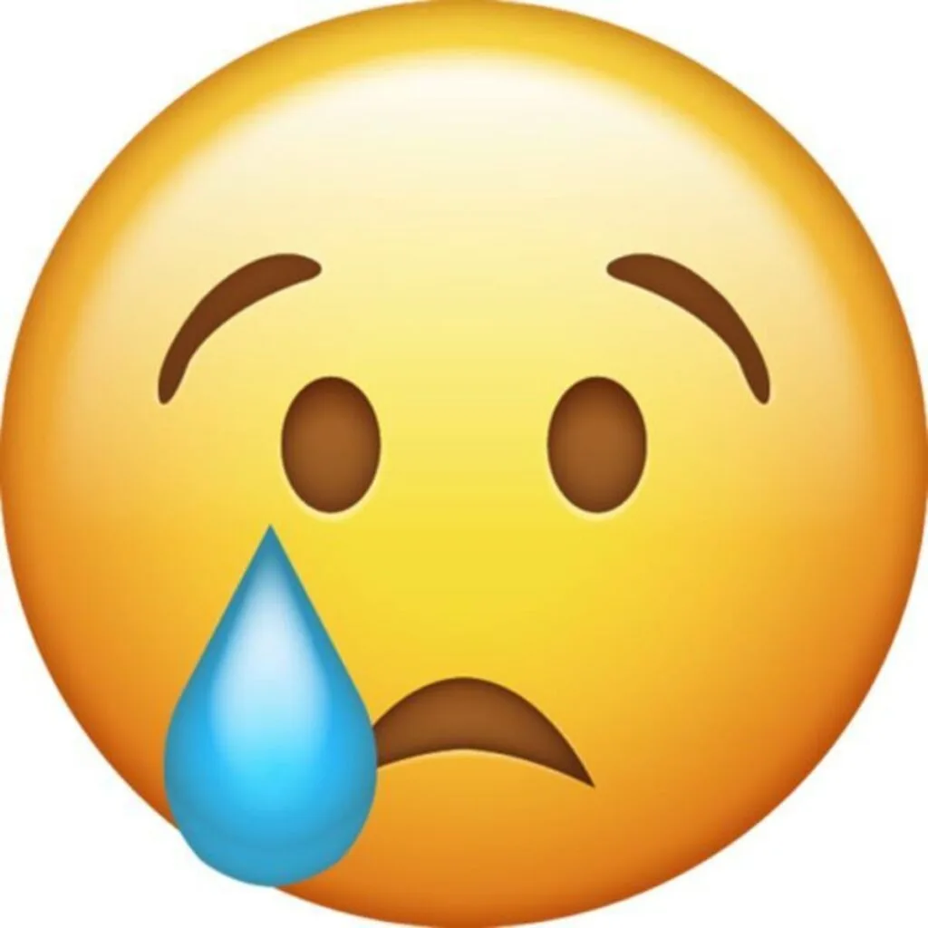 Tearful Love Sad Sticker DP