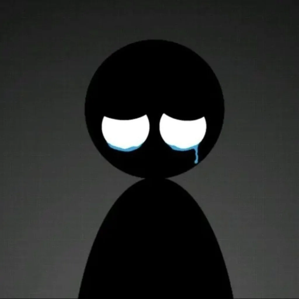 Crying face DP image for WhatsApp status
